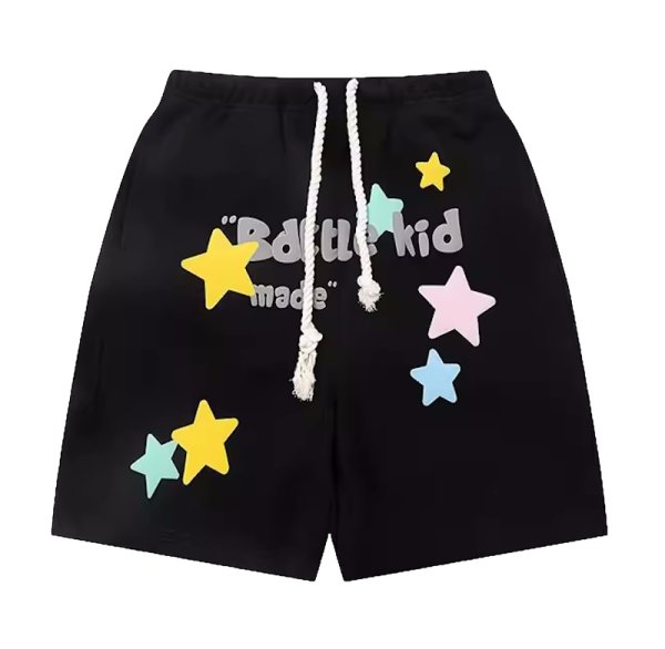 画像1:  Unisex Basketball High Street Sweatpants 5 Minute Star & LogoPants　 ユニセックス 男女兼用 バスケットボール5分丈ハイストリートスター＆ロゴスウェットショーツ　ハーフパンツ (1)