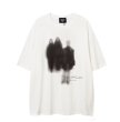 画像2: Unisex graffiti shadow print short-sleeved T-shirt　 ユニセックス男女兼用グラフィックシャドー落書きプリントラウンドネック半袖 Tシャツ (2)