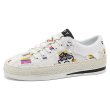 画像1: Canvas damage colorful color lace up sneakers　  男女兼用ユニセックス ダメージキャンバスカラフルレースアップエスパドリーユスニーカー　スケシュー (1)