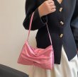 画像7: Unisex bow design drawstring pleated shoulder tote bag 　ユニセックス　男女兼用 巾着リボンアンダーアームトートショルダートートバッグ (7)