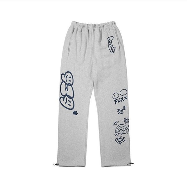 画像1: Unisex 939 logo sweatpants trousers 男女兼用 ユニセックス 939 手書き風ロゴ スウェットパンツ (1)
