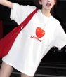 画像4:  Unisex Apple & GOOD logo T-shirt  ユニセックス 男女兼用 アップル＆GOODロゴ Tシャツ 可愛いデザイン (4)
