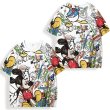 画像4: 24 Unisex Mickey Oversized comic cartoon printed Tshirts Shortpsnts Setup ミッキー グラフィックペイント オーバーサイズ Tシャツ ショートパンツセットアップ (4)