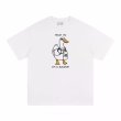画像1: Unisex doctor duck print short sleeve T-shirt　ユニセックス 男女兼用 doctor duckアヒルプリント 半袖T シャツ (1)