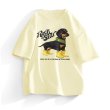 画像4: Unisex Puppy Rock Star Short Sleeve T-Shirt ユニセックス 男女兼用 パピー子犬ロックスタープリント 半袖 Tシャツ (4)