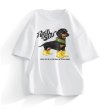 画像2: Unisex Puppy Rock Star Short Sleeve T-Shirt ユニセックス 男女兼用 パピー子犬ロックスタープリント 半袖 Tシャツ (2)