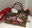 画像6: Unisex  Leopard print & camouflage LOVE ME logo & heart Tote shoulder shopping bag handbag　ユニセックス　男女兼用迷彩カモフラージュアーミー&レオパードヒョウ柄＆ハートトートショルダーショッピングエコバッグ (6)