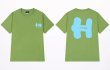 画像13: Unisex H mark logo short sleeve T-shirt　ユニセックス 男女兼用Hマークロゴ プリント 半袖T シャツ (13)