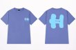 画像18: Unisex H mark logo short sleeve T-shirt　ユニセックス 男女兼用Hマークロゴ プリント 半袖T シャツ (18)