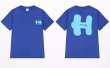 画像15: Unisex H mark logo short sleeve T-shirt　ユニセックス 男女兼用Hマークロゴ プリント 半袖T シャツ (15)