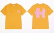 画像4: Unisex H mark logo short sleeve T-shirt　ユニセックス 男女兼用Hマークロゴ プリント 半袖T シャツ (4)