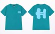 画像11: Unisex H mark logo short sleeve T-shirt　ユニセックス 男女兼用Hマークロゴ プリント 半袖T シャツ (11)