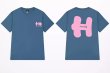 画像8: Unisex H mark logo short sleeve T-shirt　ユニセックス 男女兼用Hマークロゴ プリント 半袖T シャツ (8)