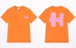 画像3: Unisex H mark logo short sleeve T-shirt　ユニセックス 男女兼用Hマークロゴ プリント 半袖T シャツ (3)