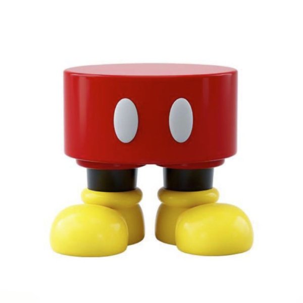 画像1: Sunday Home Studio Mickey Mouse Mickey Mouse Stool Chair Footstool Table Video  ミッキーマウス ディスプレイ チェア 椅子 (1)