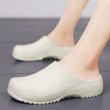 画像3: Men's Unisex waterproof and oil-proof chef shoesslide sandal casual shoes ユニセックス 男女兼用 シェフシャワーサンダル スリッパ カジュアル シューズ  (3)