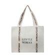 画像1: 24 Unisex Gentle Woman Logo Canvas Tote Hand Bag　ユニセックス　男女兼用　ロゴ　トート　ハンド　バッグ (1)