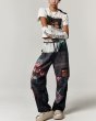 画像2: Graffiti print retro splash ink loose pants　グラフィック落書きイージールーズパンツ (2)