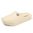 画像1: Men's Unisex thick sole comfortable personality closed toe flip flops sandal casual shoes ユニセックス 男女兼用厚底スクエアつま先シャワーサンダル スリッパ カジュアル シューズ  (1)