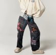 画像3: Graffiti print retro splash ink loose pants　グラフィック落書きイージールーズパンツ (3)