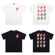 画像1: Unisex Back Print Front One Point Rolling Stones Monogram T-shirt　男女兼用　ユニセックス　バックプリント　フロント　ワンポイント　ローリングストーンズ　Tシャツ (1)