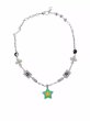 画像1: Maison Emerald ME Smile Cross KANJI  NECKLACE メゾンエメラルド 漢字 ダイヤモンド ネックレス メンズ トレンディ ラップ スマイリング ラッキー スター ネックレス (1)