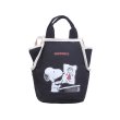 画像3:  Snoopy Canvas Bucket Tote Shoulder Crossbody Bag Shopping Bag　スヌーピーキャンバスバケットトートショルダークロスボディーバッグ (3)