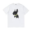 画像6:  Unisex Bulldog Print short-sleeved T-shirt　男女兼用　ユニセックス　ブルドッグ犬ドッグプリントTシャツ (6)