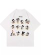 画像1: Unisex Mickey 12 Patterns Round Neck Design Tee T Shirt　男女兼用　ユニセックス　ミッキー　デザイン　Tシャツ (1)