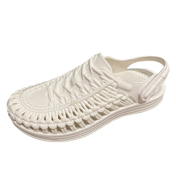 画像1:  Unisex Velcro Seaside Beach Casual Fashion Breathable Clock Sandal 　ユニセックス　男女兼用　ベルクロシーサイドクロックビーチサンダル　スリッパ (1)