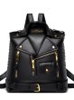 画像2: Unisex PU Leather Riders Backpack Bag　ユニセックス　男女兼用　ライダース型　PUレザー　バッグ　バックパック　リュックサック (2)