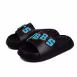 画像1: Unisex FMBBS logo sandals slippers Clock Sandal 　ユニセックス　男女兼用　アルファベットロゴビーチサンダル　スリッパ　フリップフロップ (1)