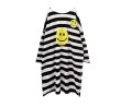 画像5: Big Smile Striped Big Design Long Dress ビッグ　スマイル　ニコちゃん　ビッグ　デザイン　ロング　ワンピース (5)