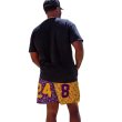 画像3: Unisex 2 Tone Paisley  Numbering Basket Ball Short Half Pants  男女兼用 ユニセックス 2トーン　ペイズリー柄　ナンバリング　バスケットボール　ショーツ　ハーフ　パンツ (3)