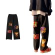 画像3: Unisex Back Emblem Patch Design Loose Pant  ユニセックス　男女兼用　バック　エンブレム　パッチ　ワッペン　マルチ　カラー　デザイン　ルーズ　パンツ (3)