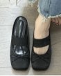 画像5: Women’s Apple Tumuler Drag Half Pumps Mules Shoes  　 レザーアップルトゥミュラードラッグハーフパンプスミュール (5)