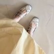 画像6: Women’s LeatherDouble Strap & Ribbon Square Toe Mary Jane Flat Shoes Scoop Ballet Shoes  　 レザーフラットダブルストラップ&リボンバレーシューズパンプススリッポンスニーカー (6)