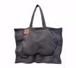 画像1: Unisex Denim Big Cabas tote bag ユニセックス 男女兼用 ヴィンテージ風 デニム マキシワイヤーカバスバッグトートバッグ (1)