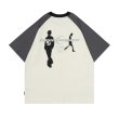 画像2: Unisex Character letter print short sleeve T-shirt　男女兼用 ユニセックス キャラクターレタープリント　Tシャツ (2)