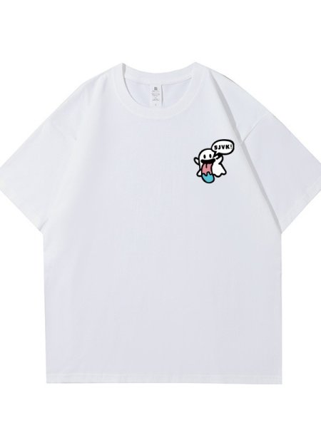 画像1: unisex colorful ghostT shirt　 ユニセックス男女兼用カラフルゴースト Tシャツ (1)