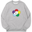 画像4: Unisex  Elephant flower print sweatshirt　 男女兼用　ユニセックスエレファントフラワープリントスウェットトレーナー (4)