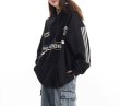 画像7: Unisex American logo three stripe hoodie　 男女兼用　ユニセックスアメリカンロゴスリーライン三本線ストライプパーカープリントスエットフーディーパーカー (7)