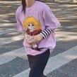 画像4: Crying girl cartoon print short-sleeved T-shirt   クライングガールアニメプリント半袖 Tシャツ (4)