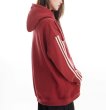 画像6: Unisex American logo three stripe hoodie　 男女兼用　ユニセックスアメリカンロゴスリーライン三本線ストライプパーカープリントスエットフーディーパーカー (6)