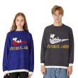 画像1: JUST DO IT LATER Broken Nike x Snoopy Knit Sweater　ユニセックス 男女兼用 JUST DO IT LATERブロークンナイキ×スヌーピー編み込みセーター (1)