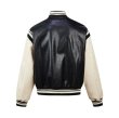 画像11:  Basic one-point logo embroidered stadium jumper Blouson baseball uniform jacket　 ユニセックス 男女兼用ベーシックワンポイントエンブレムスタジアムジャンパー スタジャン MA-1 ボンバー ジャケット ブルゾン (11)