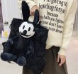 画像4: Unisex Oswald the Lucky Rabbit Tote Shoulder Backpack Bag　ユニセックス　男女兼用オズワルド・ザ・ラッキー・ラビット トートショルダー　バックパックバッグ ぬいぐるみバッグ (4)