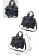 画像2: Unisex Kaws Plush Nylo BK tote Shoulder Bag 　ユニセックス 男女兼用カウズKAWSナイロンぬいぐるみトートショルダーバッグ (2)