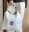 画像5: Unisex Snoopy Down Large Capacity Shoulder Tote Bag Commuting Shopping Bag　ユニセックス　男女兼用スヌーピーダウン大容量ショルダートートバッグ通勤通学ショッピングバッグ (5)