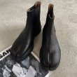 画像3: Mens Real Leather British tabi Boots shoes 本革 メンズ 男女兼用 イギリス調 ブリティッシュ 足袋 ブーツ シューズ (3)